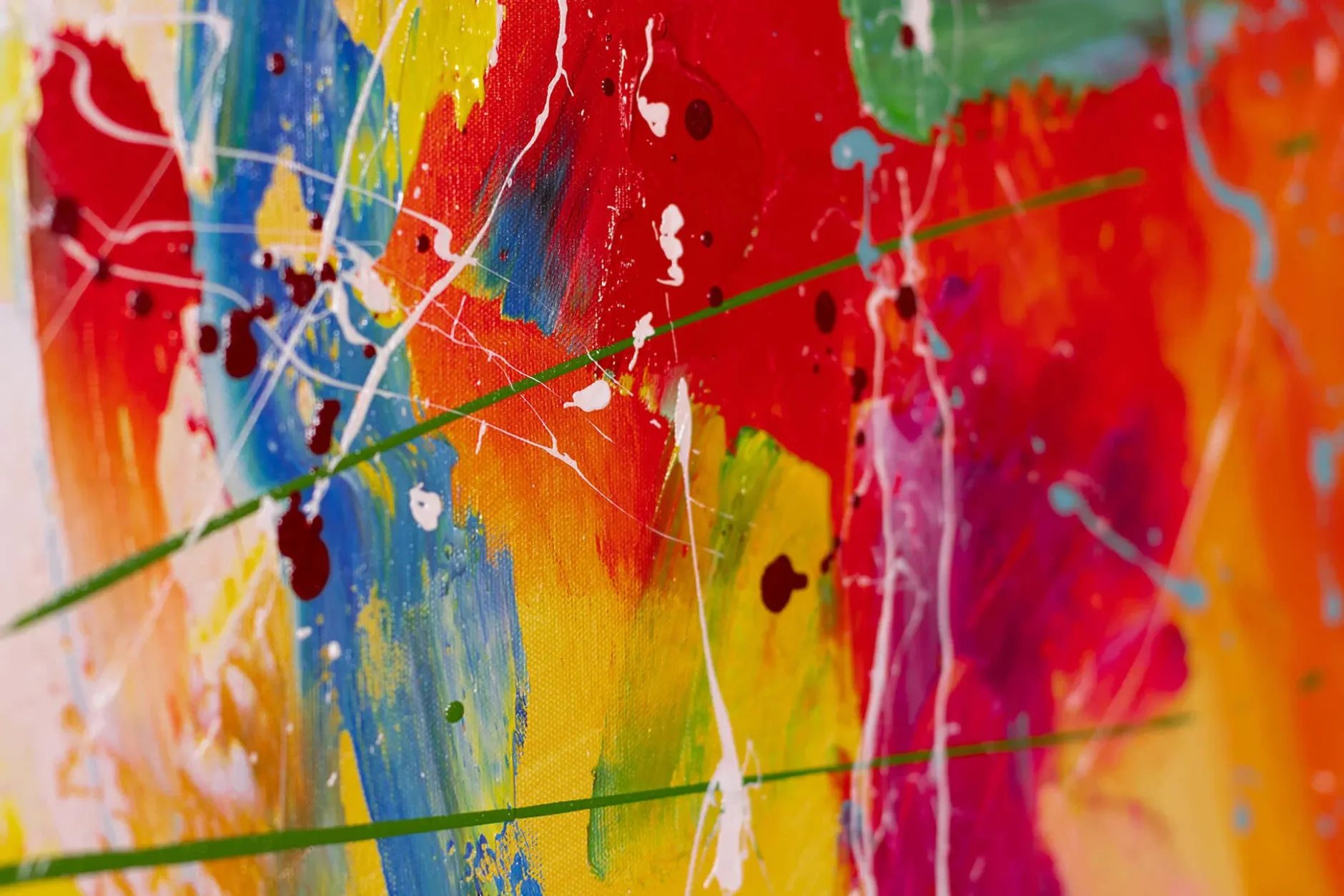 Acrylgemälde 'Another Galaxy' 120x60cm | Limitierte, handsignierte Edition