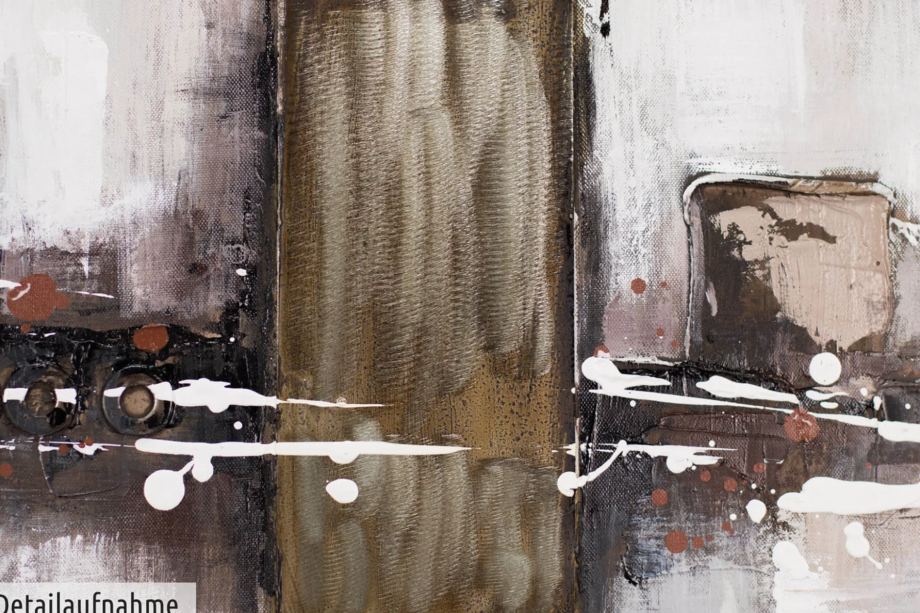 Acryl Gemälde 'Bronzezeit' 120x40cm