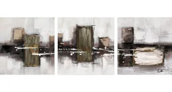 Acryl Gemälde 'Bronzezeit' 120x40cm