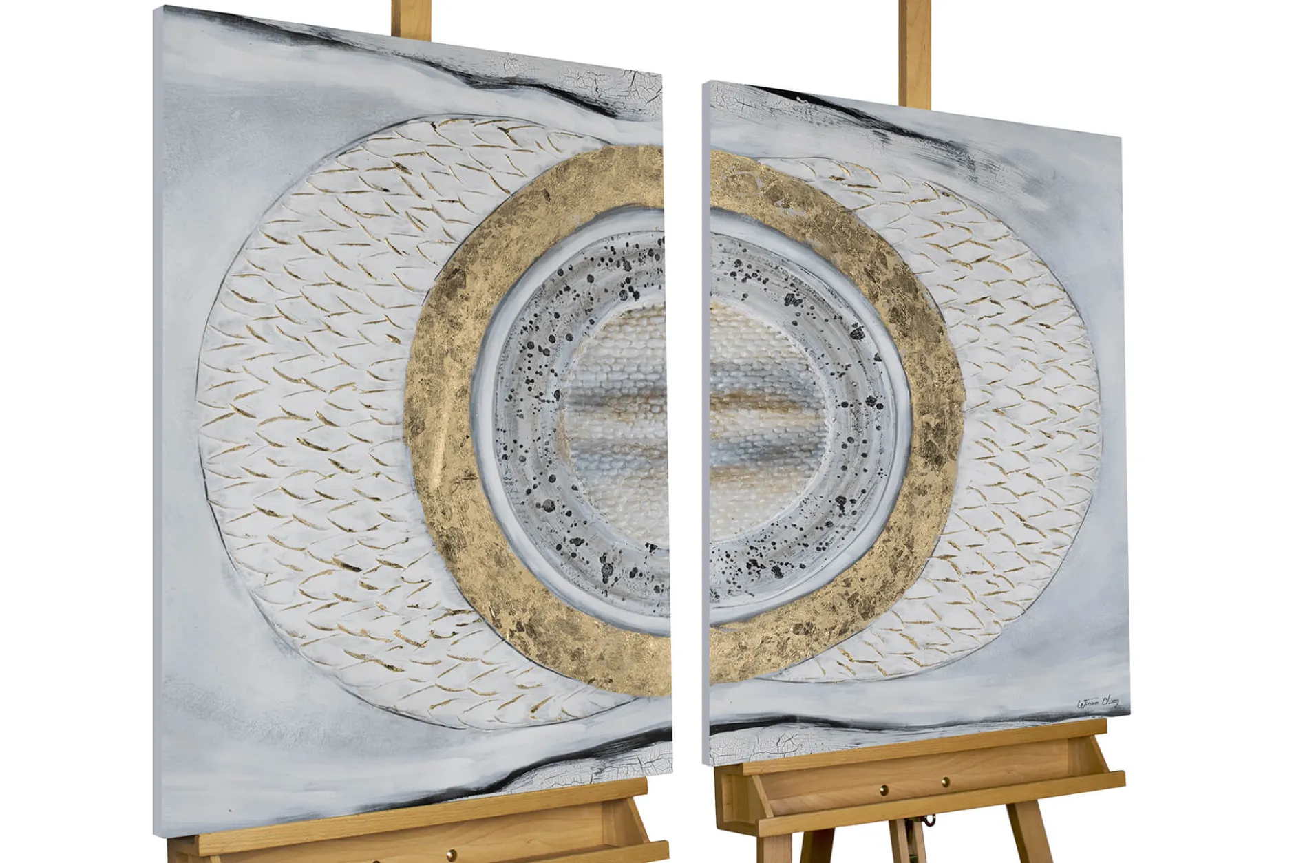 Acryl Gemälde 'Charming Duo' 160x120cm