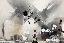 Acryl Gemälde 'Heart of the City' 120x40cm