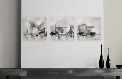 Acryl Gemälde 'Heart of the City' 120x40cm