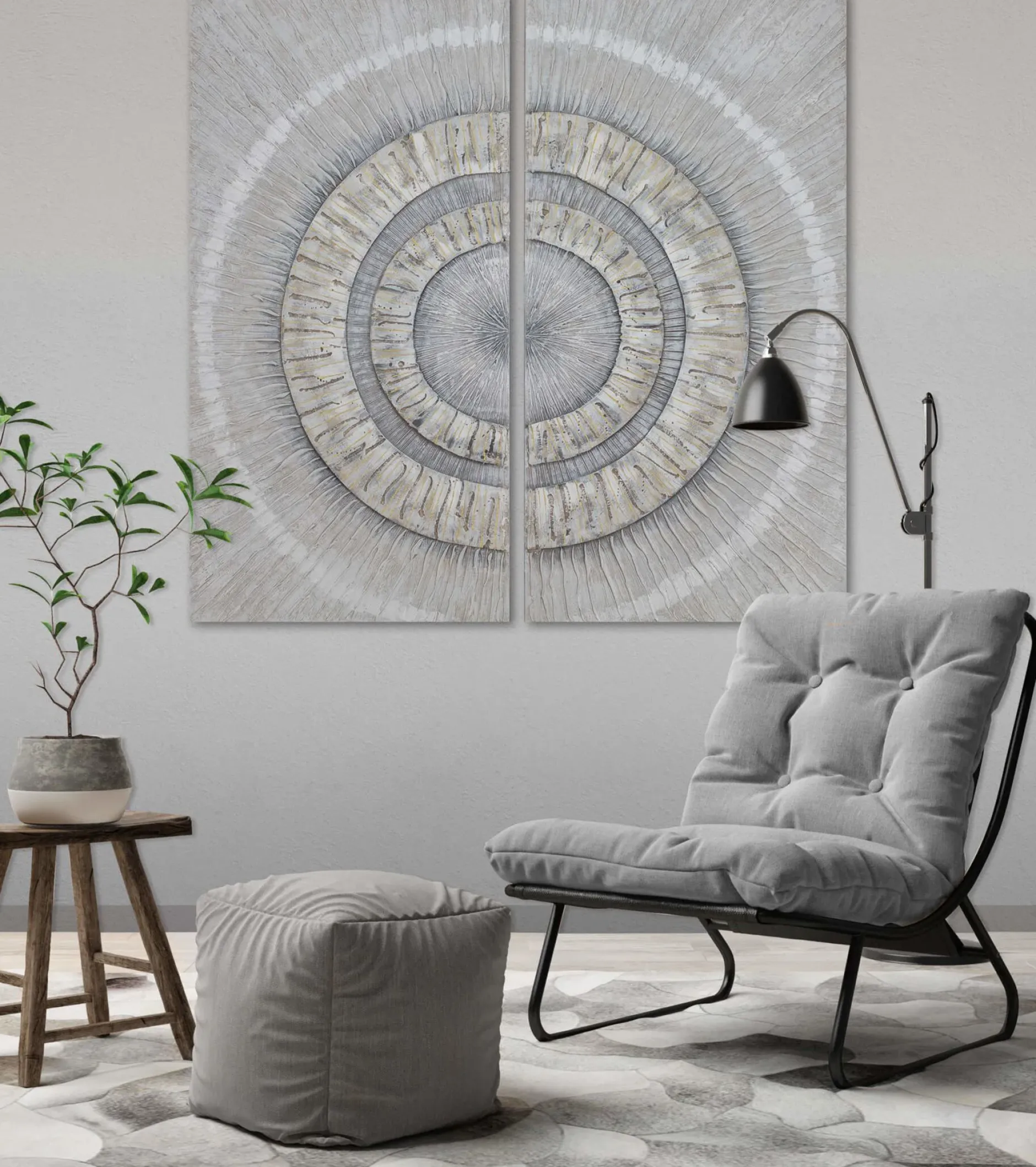 Acryl Gemälde 'Himmelstor' 120x120cm