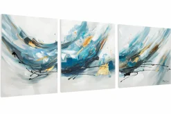 Acryl Gemälde 'Singendes Wasser' 150x50cm