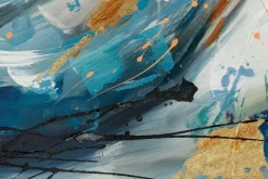Acryl Gemälde 'Singendes Wasser' 150x50cm