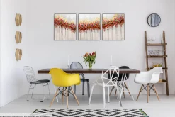 Acryl Gemälde 'Sonniges Gehölz' 150x60cm