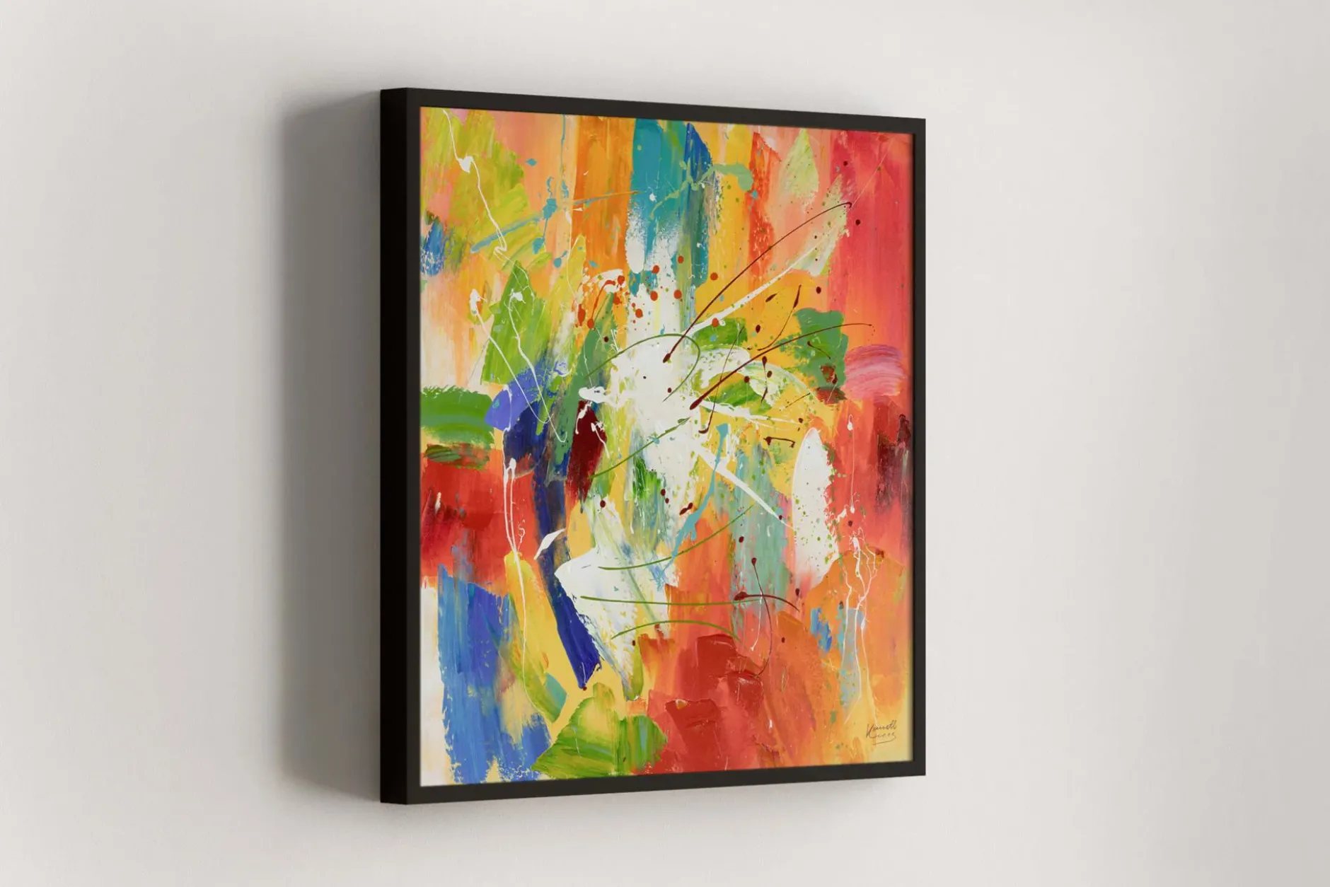 Acrylgemälde 'Through the Rainbow' 80x80cm | Limitierte, handsignierte Edition
