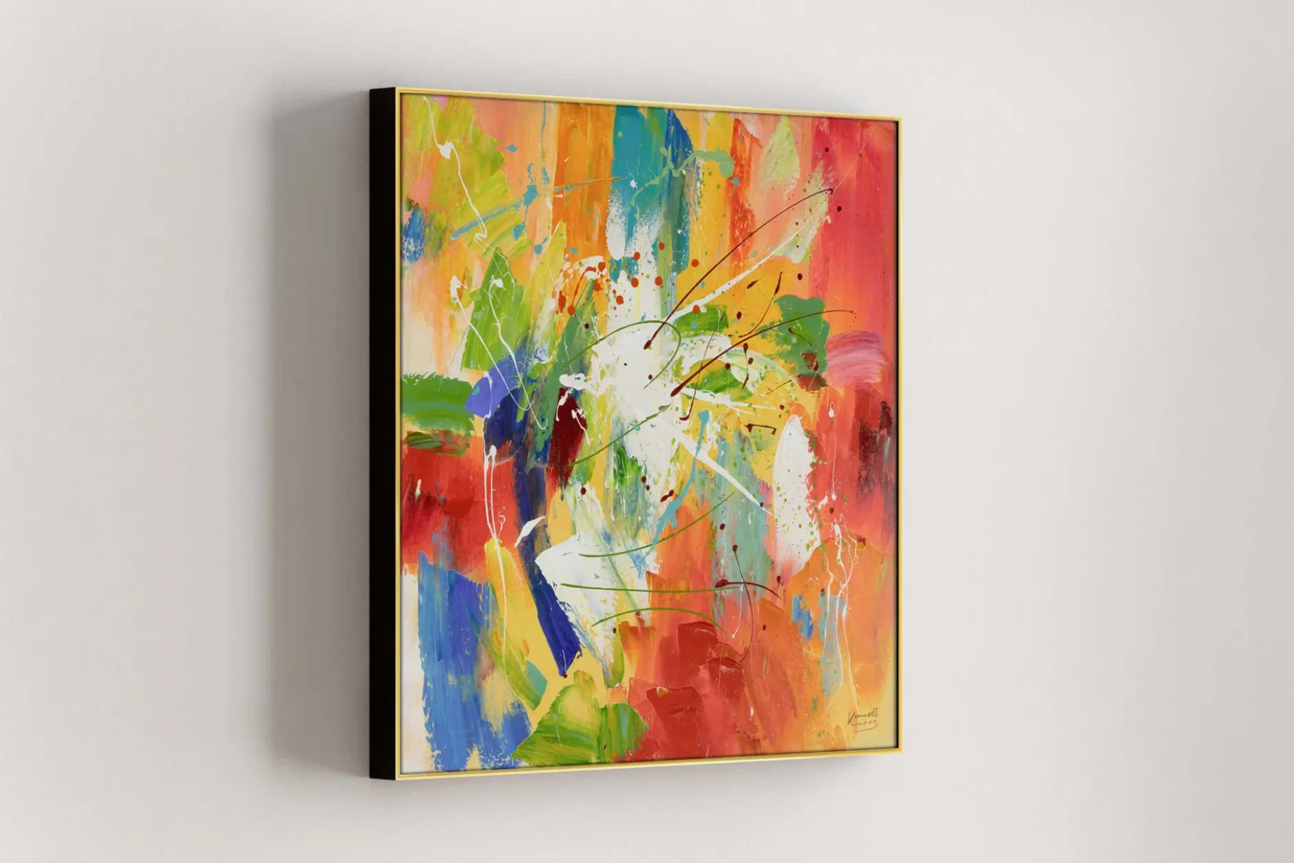 Acrylgemälde 'Through the Rainbow' 80x80cm | Limitierte, handsignierte Edition