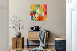 Acrylgemälde 'Through the Rainbow' 80x80cm | Limitierte, handsignierte Edition