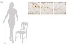 Acryl Gemälde 'Trinity of Threesome' 150x50cm