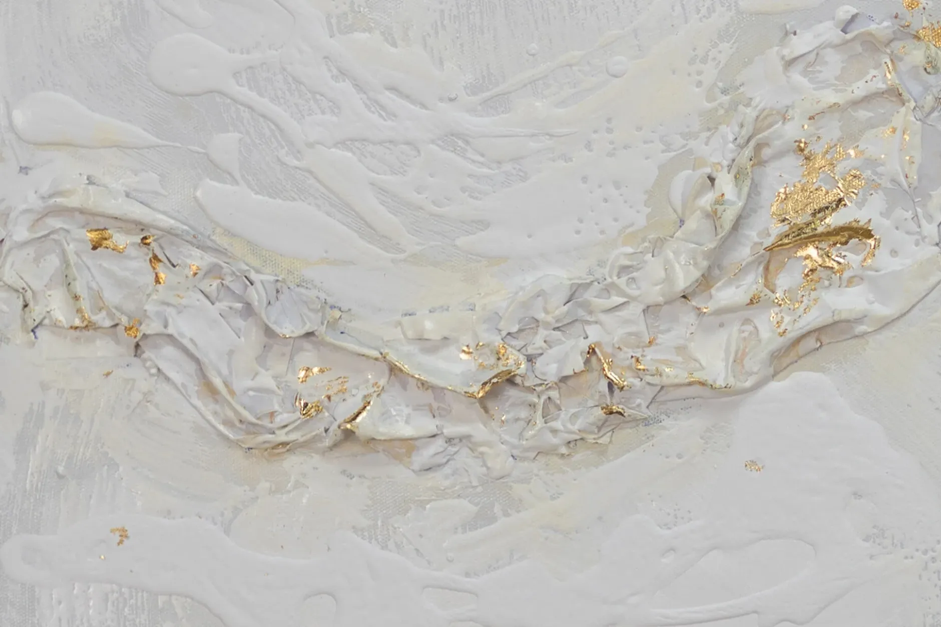 Acryl Gemälde 'Verhüllende Details' 90x40cm