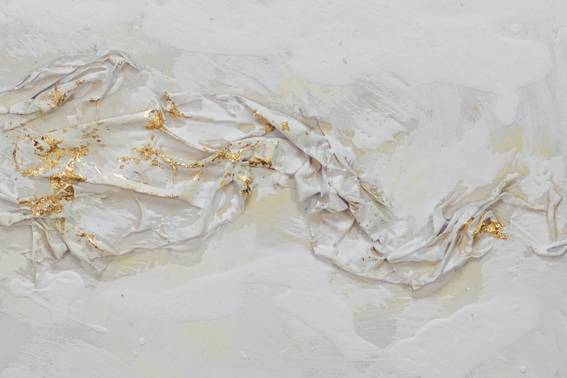 Acryl Gemälde 'Verhüllende Details' 90x40cm