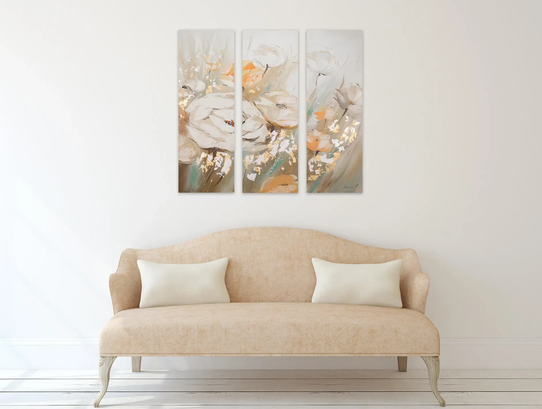 Acryl Gemälde 'Warming Summer' 90x90cm
