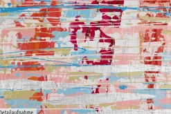 Acryl Gemälde 'Welt in Rosa' 150x50cm
