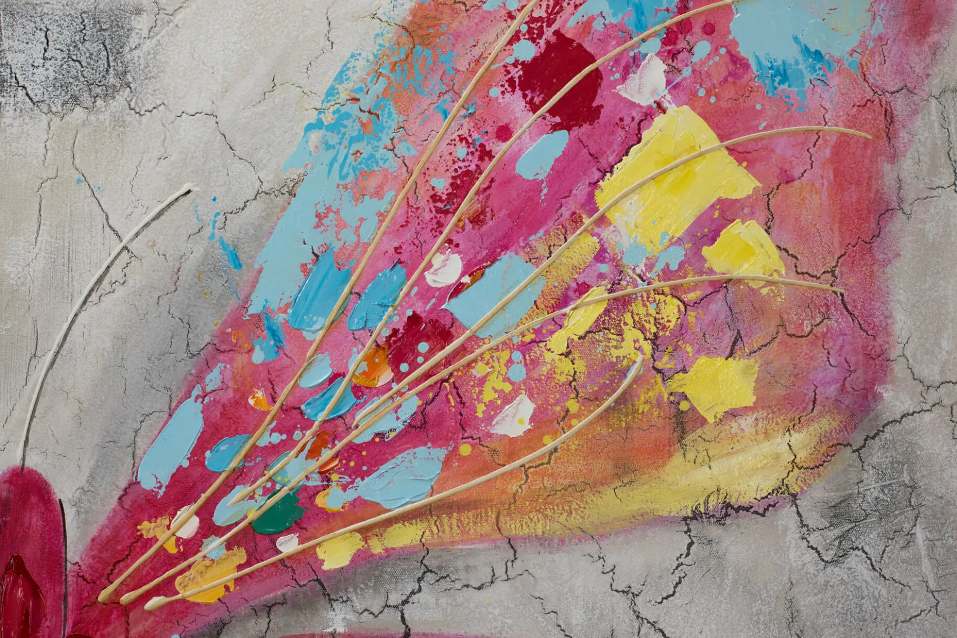 Acryl Gemälde 'Zarte Schönheit' 120x90cm