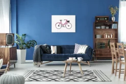Acryl Wandbild 3D 'Mein Fahrrad und Ich' 50x70cm