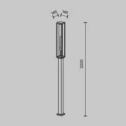 Außenlampe 'Cell 4'