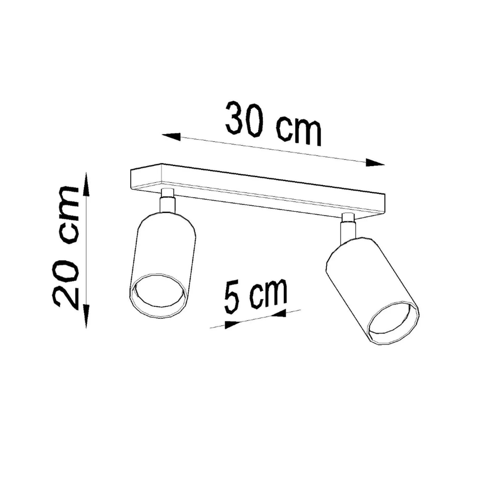 Deckenleuchte „BERG 2“