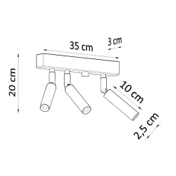 Deckenleuchte „EYETECH 3“