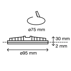 Deckenleuchte 'Kairo Plus'