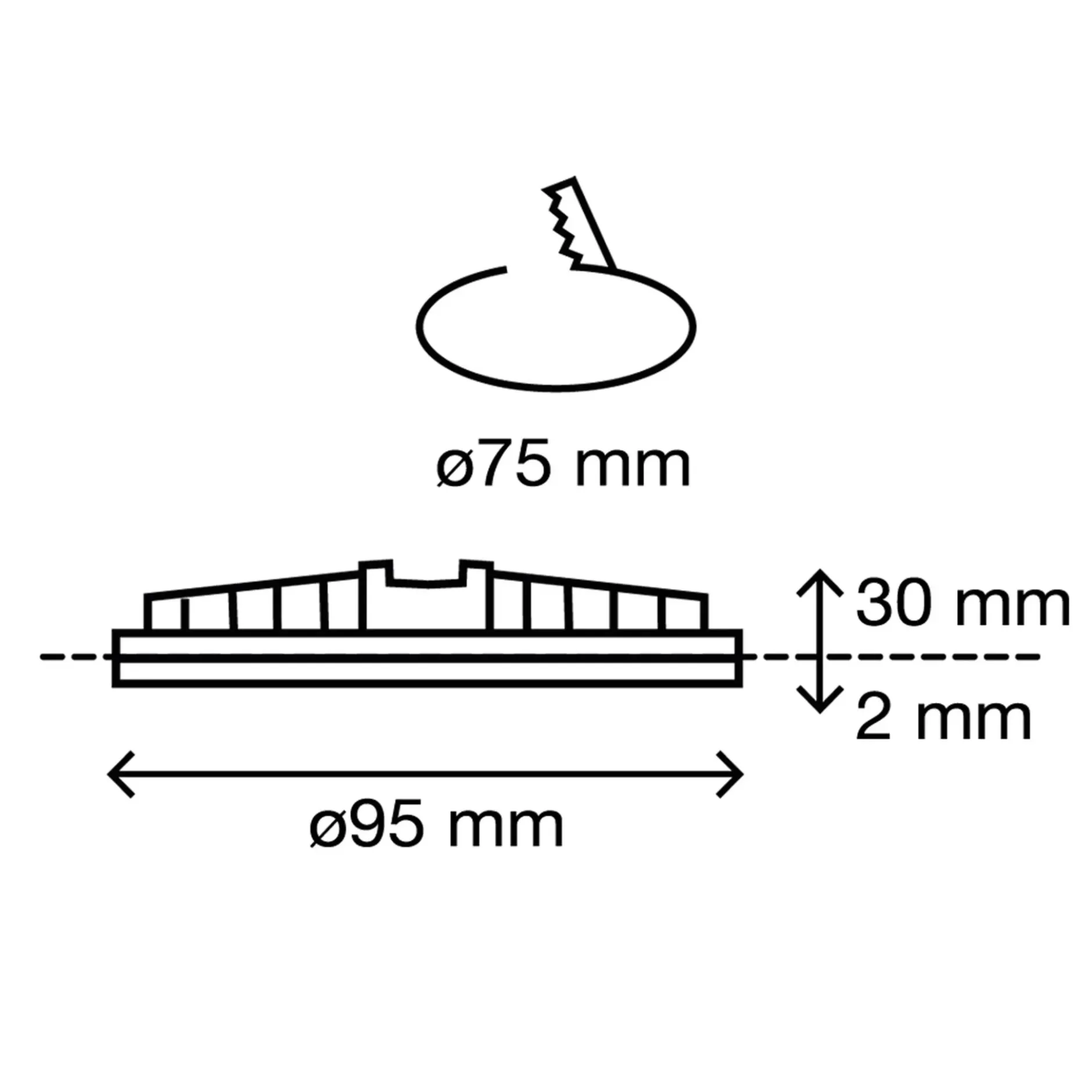 Deckenleuchte 'Kairo RN'