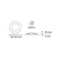 Deckenleuchte 'Novo Lux 2BL'
