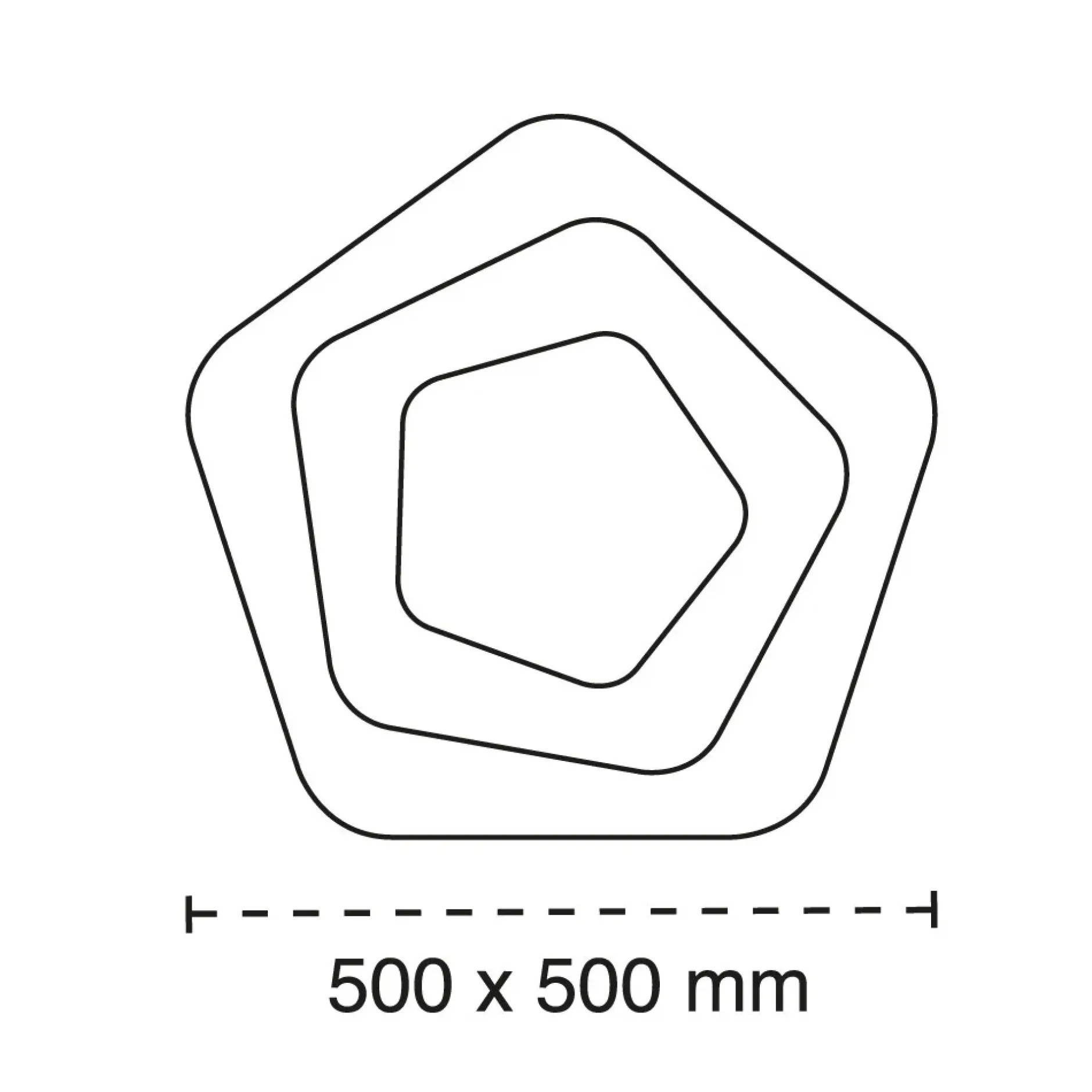 Deckenleuchte 'Nox Hex 3CCT'