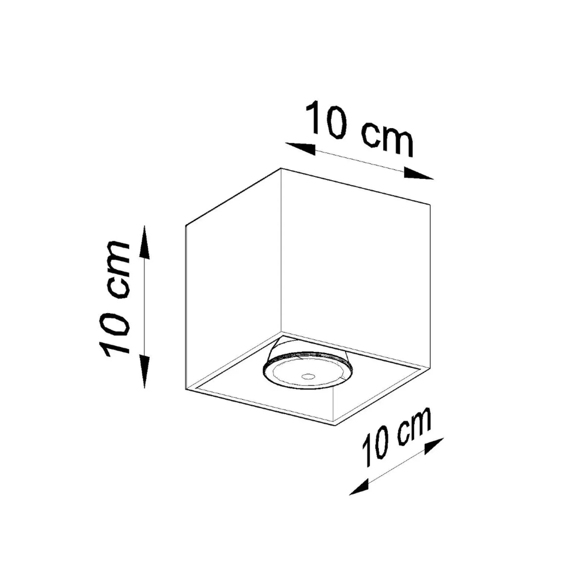 Deckenleuchte „QUAD 1“