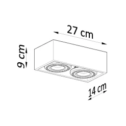 Deckenleuchte „QUATRO 2“