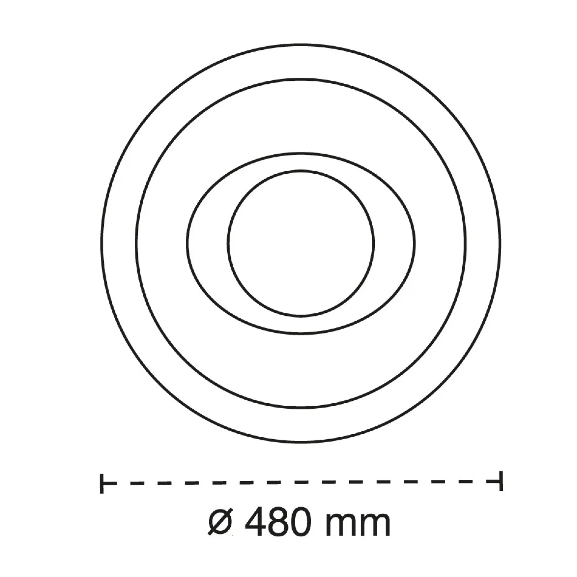 Deckenleuchte 'Ryad R 3CCT'