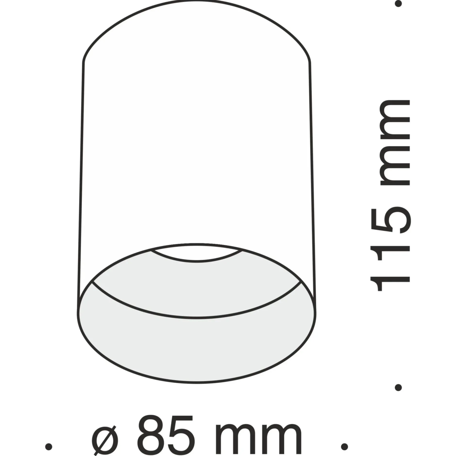 Deckenleuchte 'Slim 13'