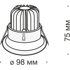 Deckenleuchte 'Yin 10'