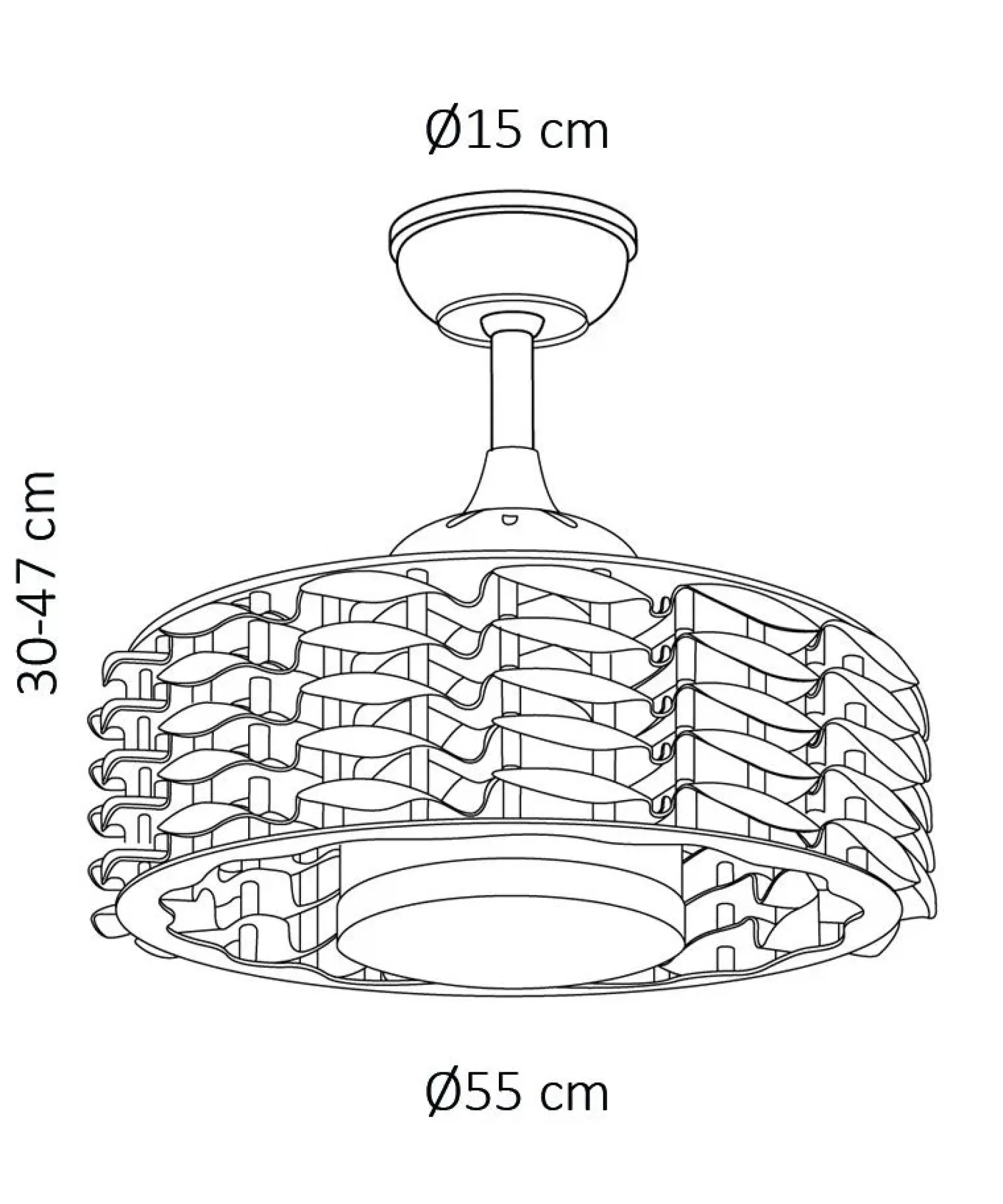 Deckenventilator 'Alum'