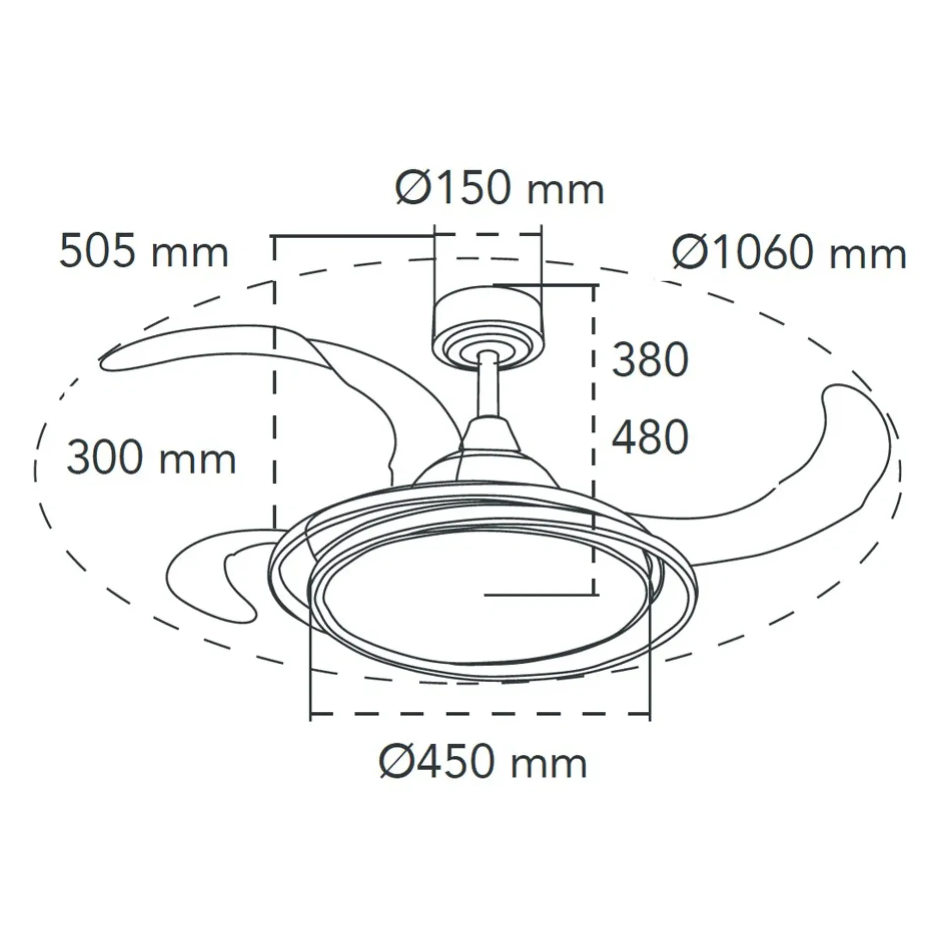 Deckenventilator 'Antila AC1'