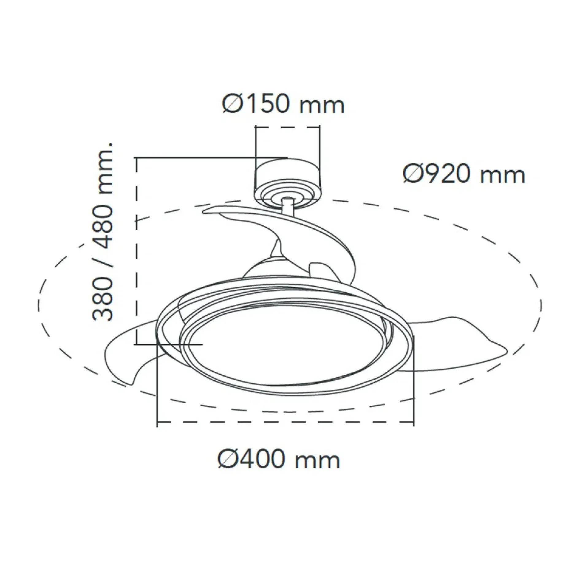 Deckenventilator 'Antila AM1'