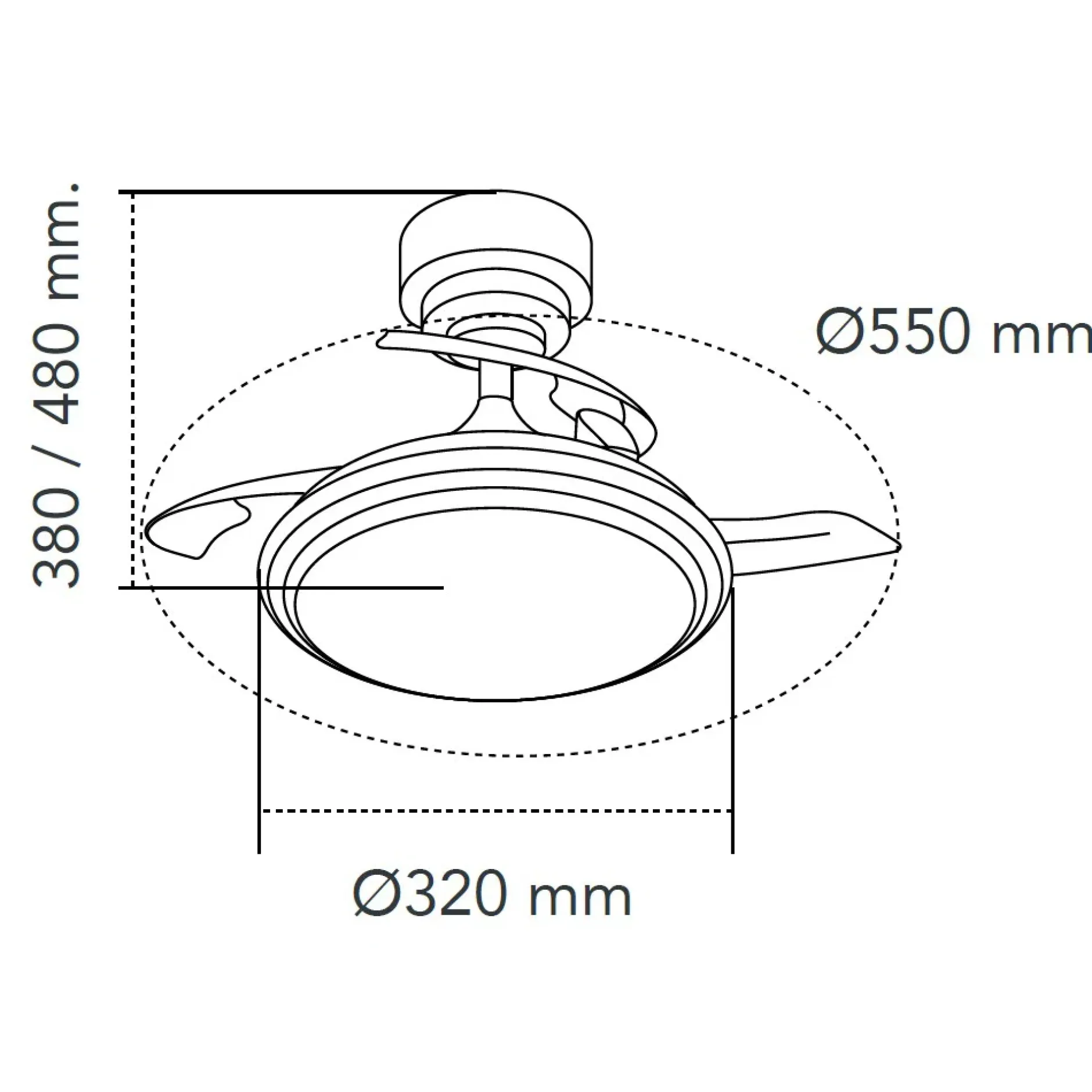 Deckenventilator 'Antila MX1'