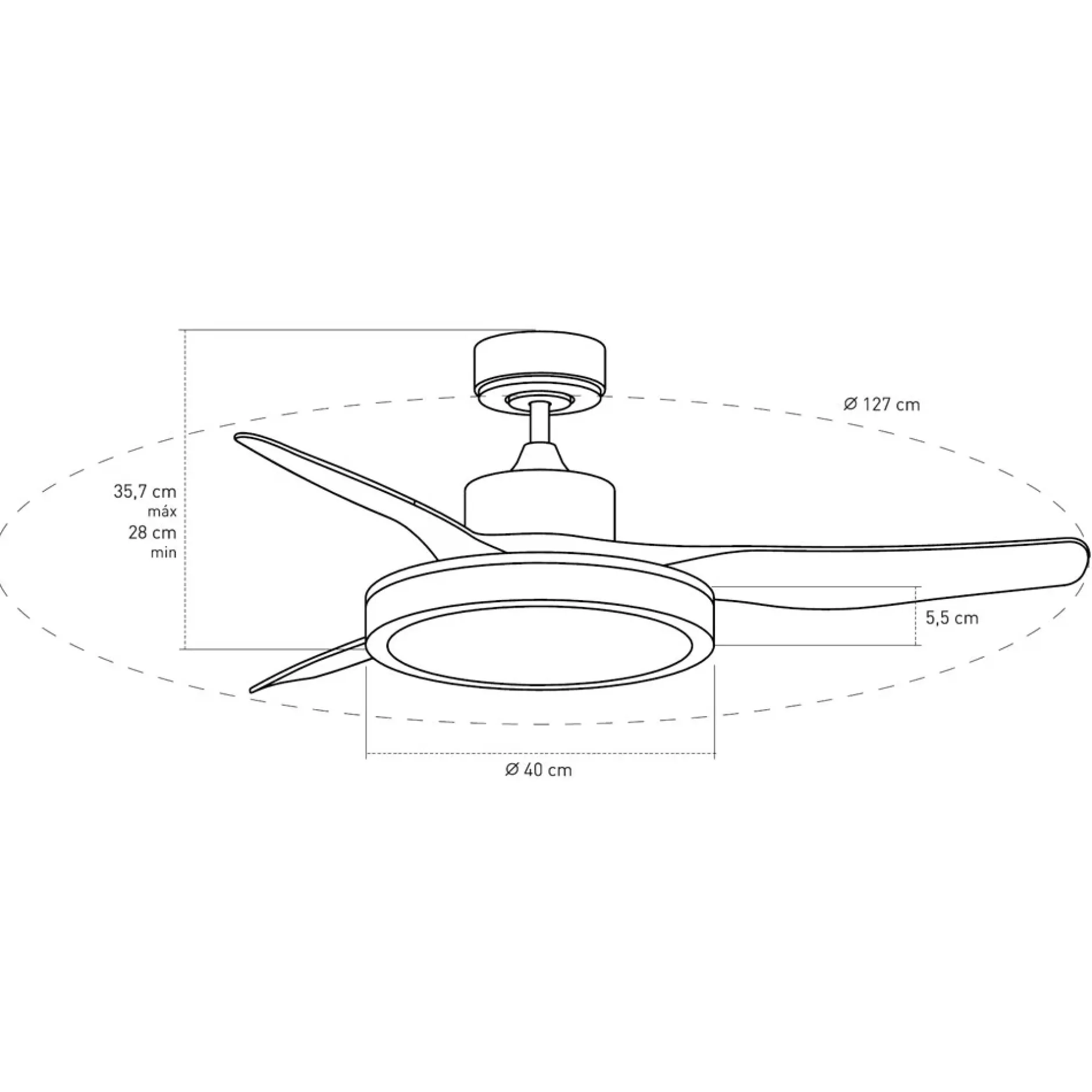 Deckenventilator 'Aran D'