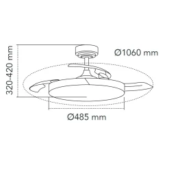 Deckenventilator 'Ecoro EB1'