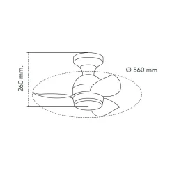 Deckenventilator 'Julie JC1'