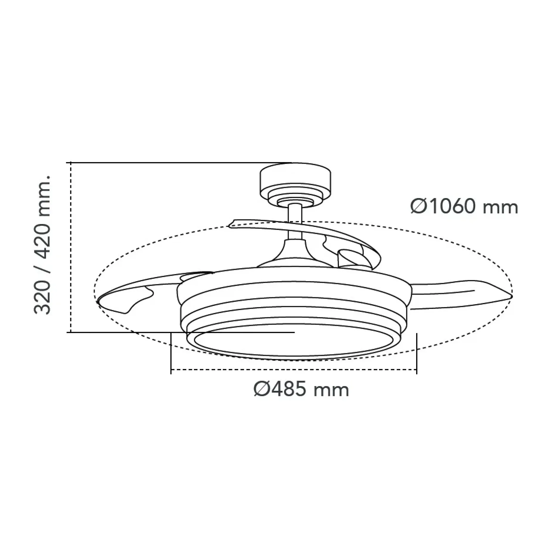 Deckenventilator 'Lander LS1'