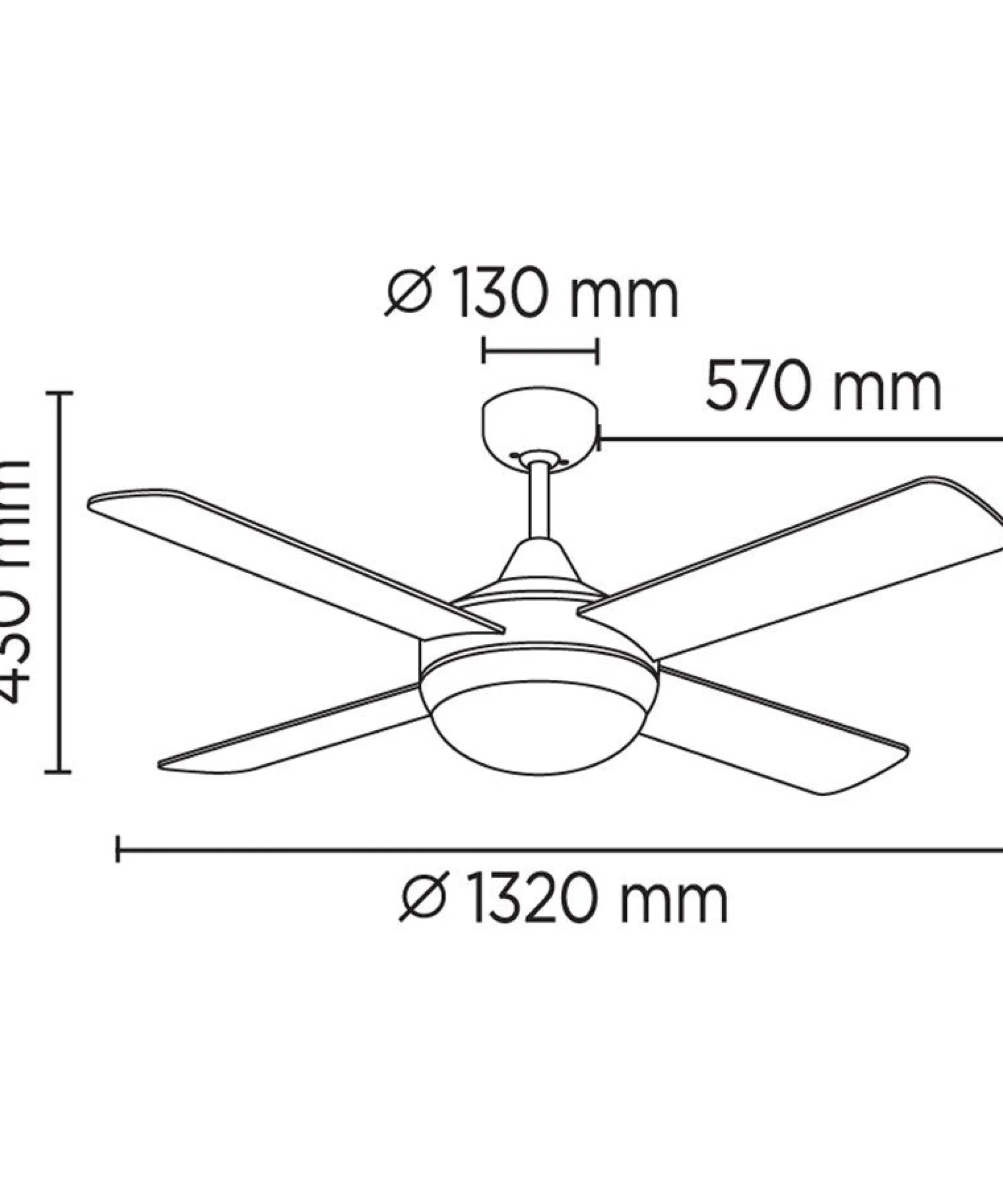 Deckenventilator 'Millar 1W'