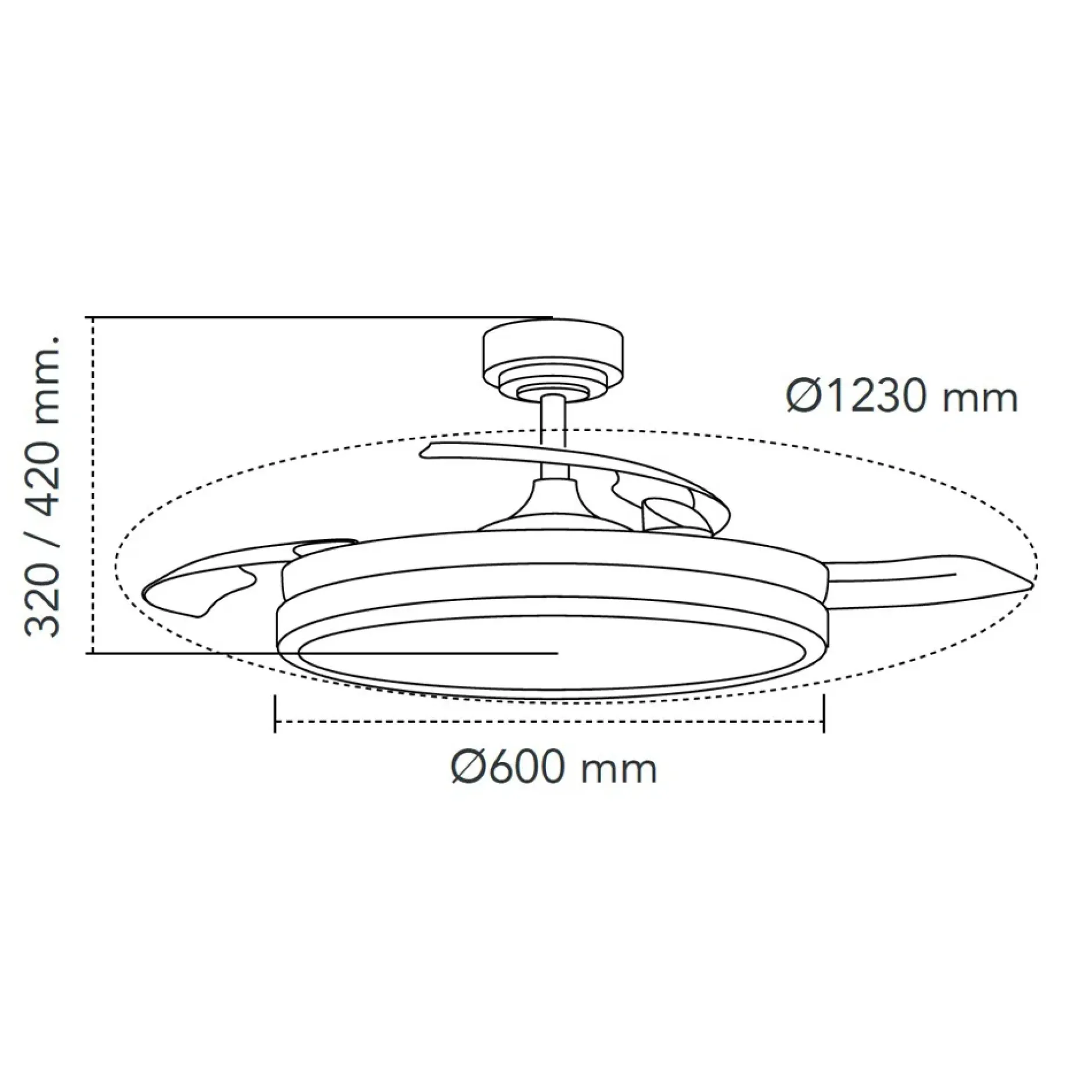 Deckenventilator 'Moss MX1'