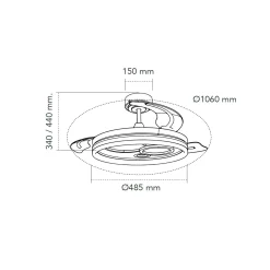 Deckenventilator 'Naira CCT'