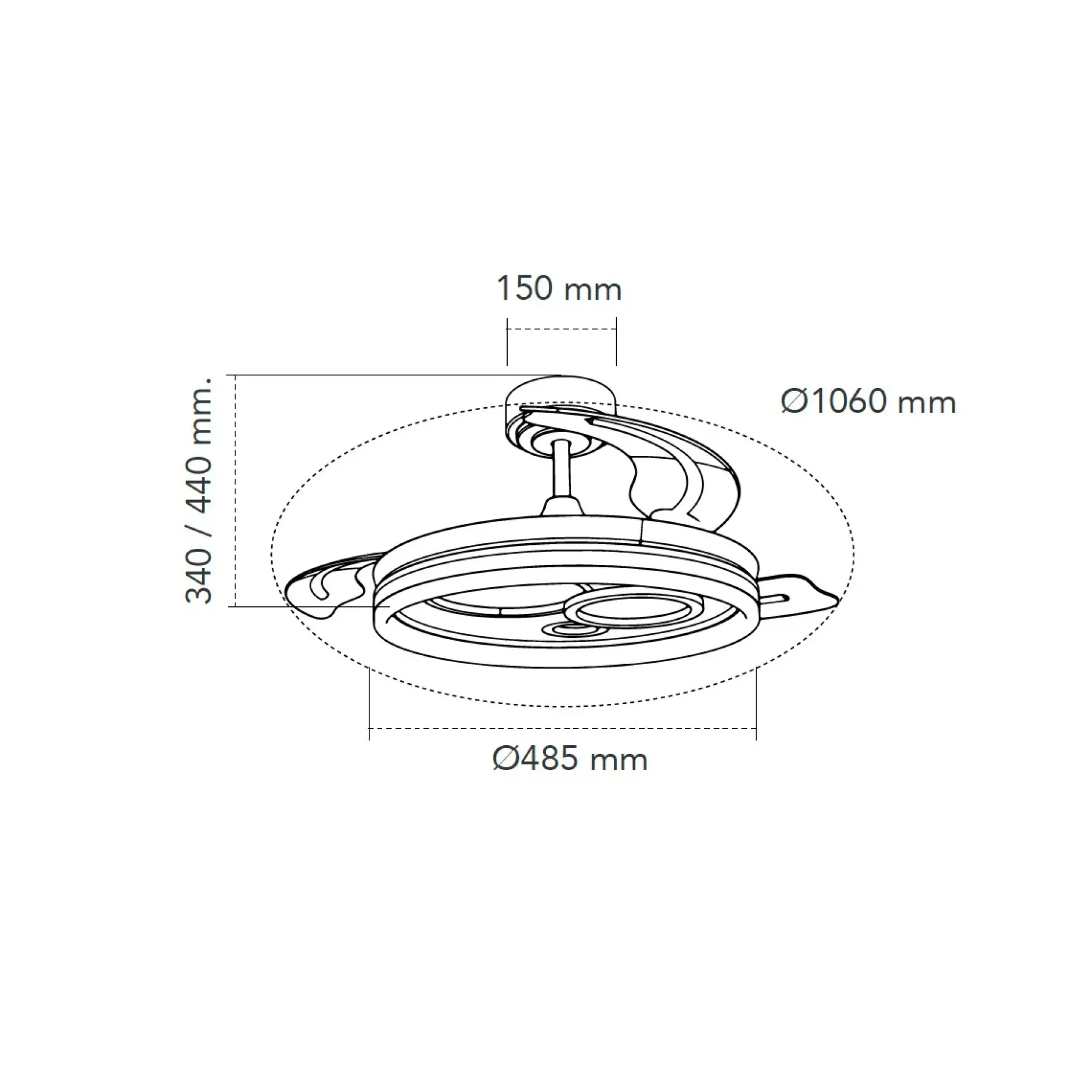 Deckenventilator 'Naira CCT'