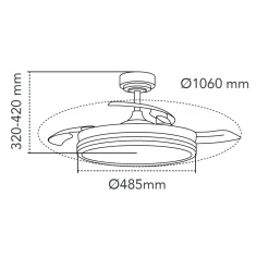 Deckenventilator 'Supereco SB1'