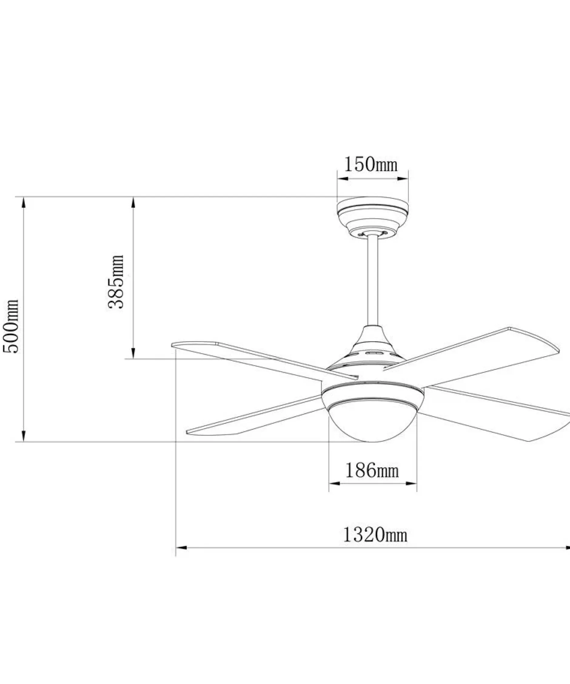 Deckenventilator 'Tempo SV'