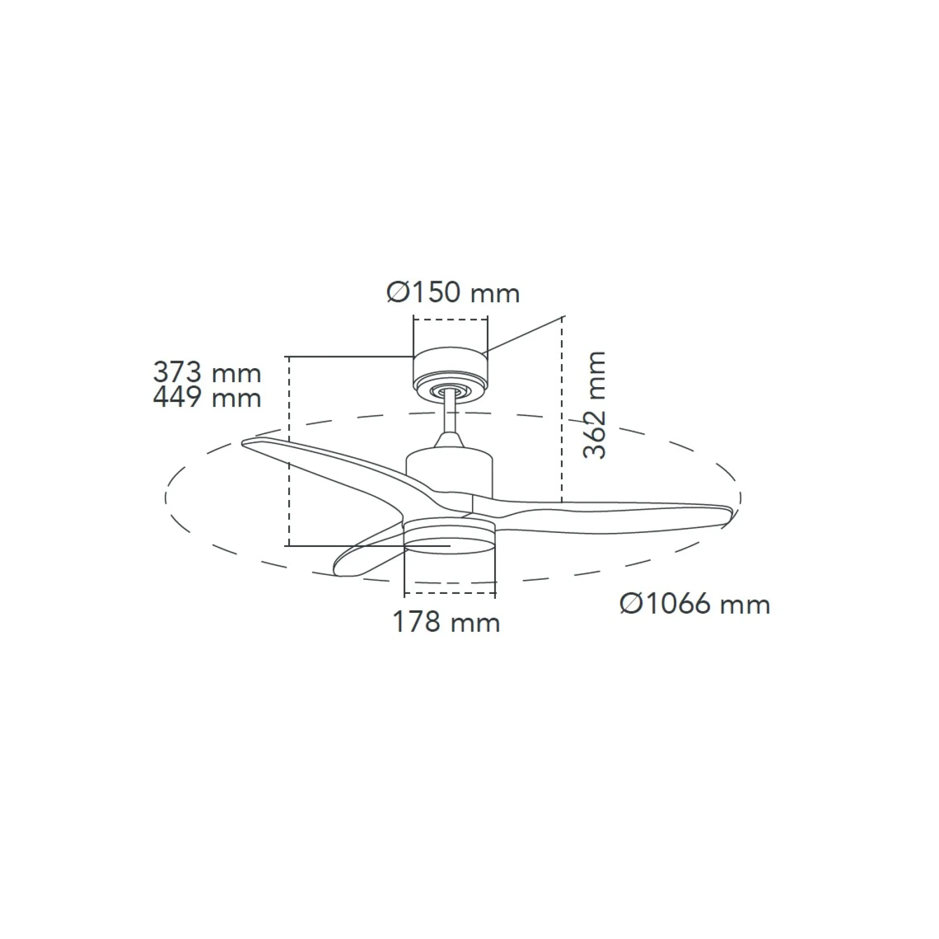Deckenventilator 'Terre CCT'
