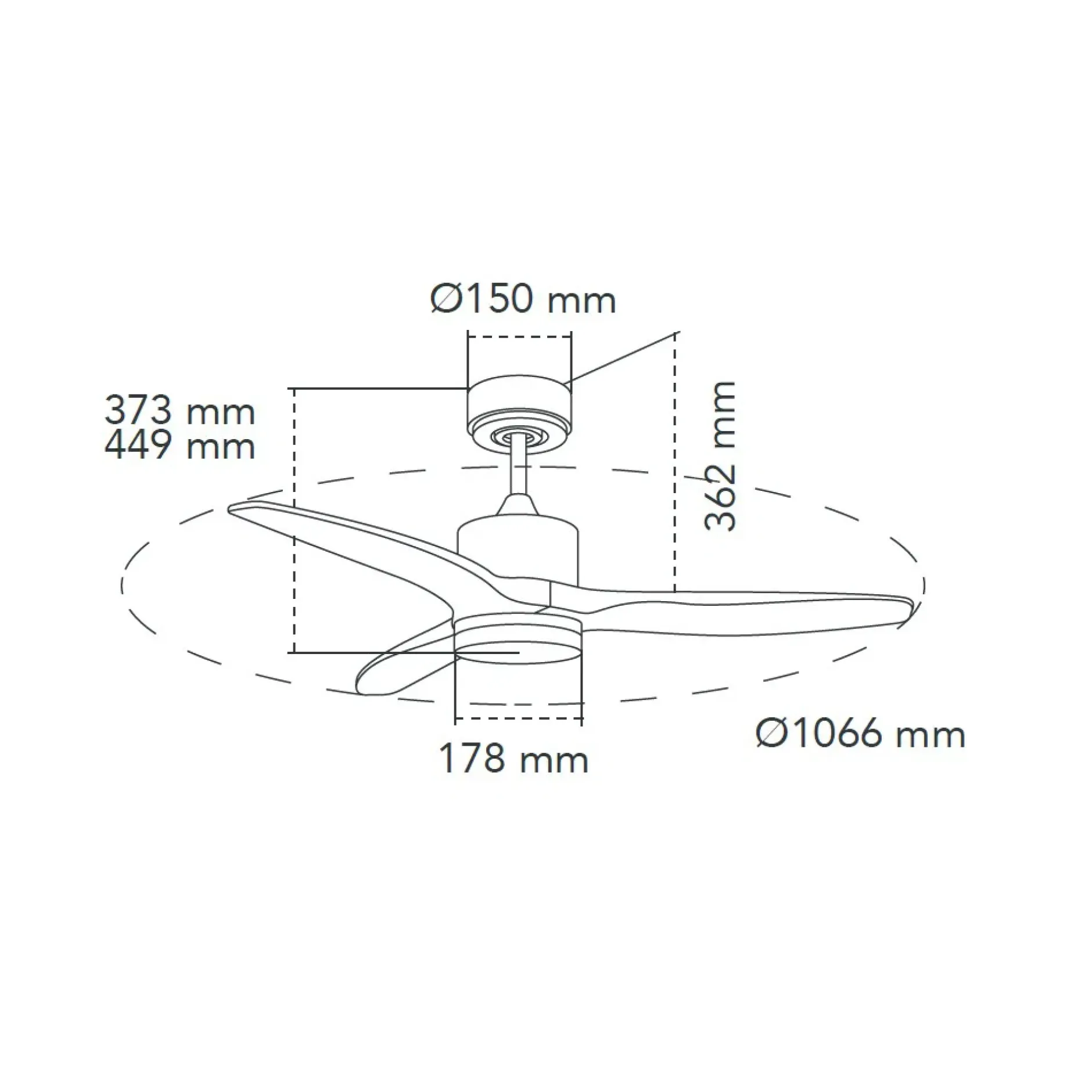 Deckenventilator 'Terre TC1'