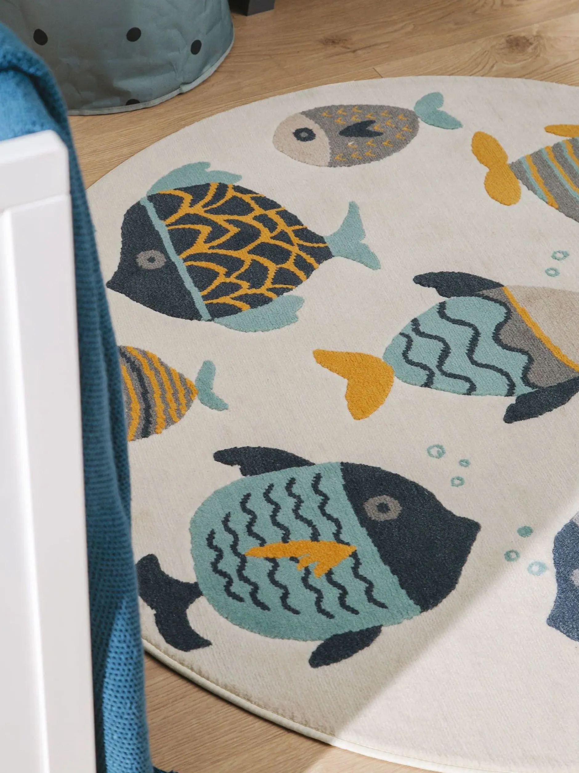 Design Kinderteppich Fabius Bunt IV