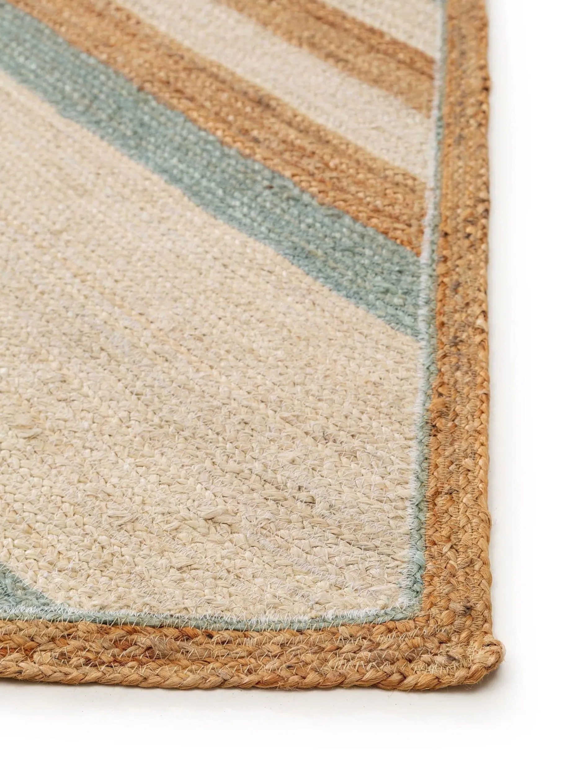 Design Kinderteppich Frieda Grün/Beige